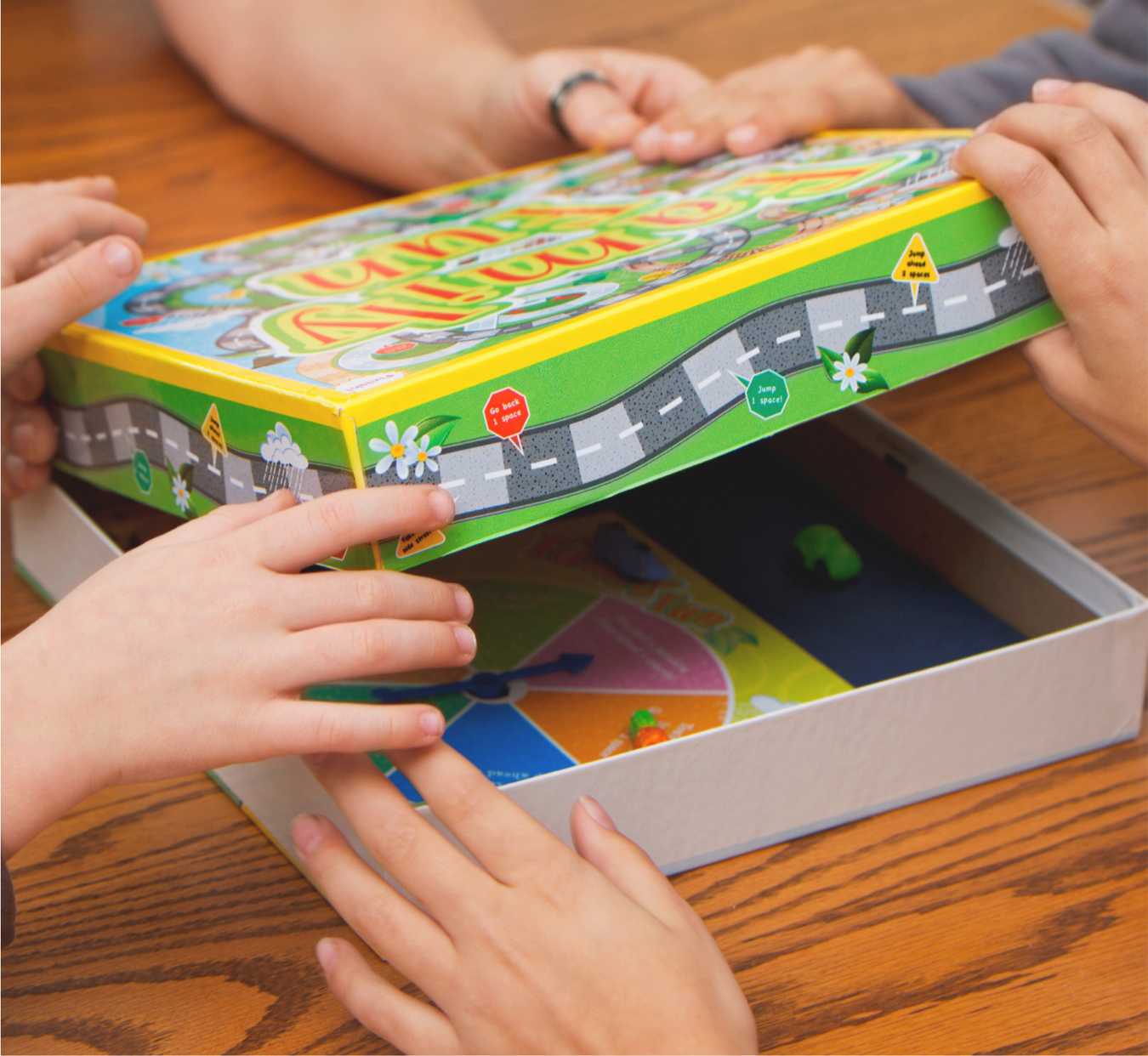 Games and puzzles create the opportunity to spend family time together.