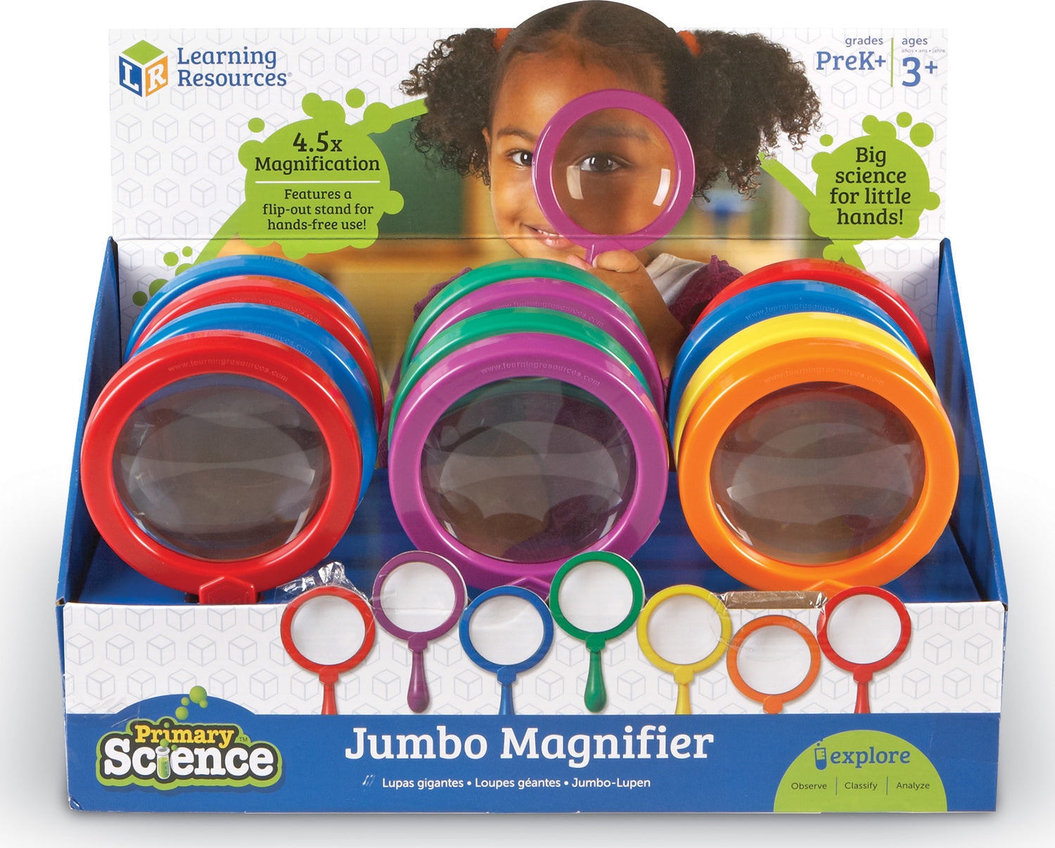 Primary Science® Jumbo Magnifiers Set of 12