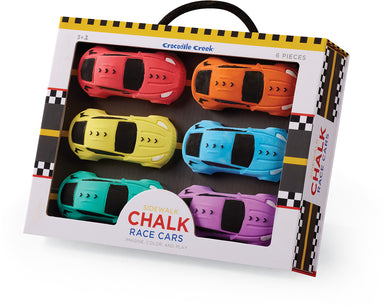 Sidewalk Chalk Race Cars