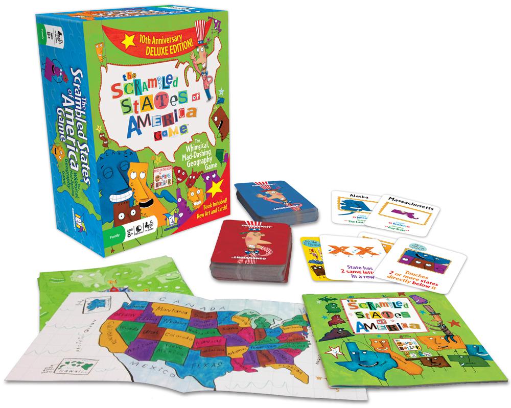 The Scrambled States Of America Game - Deluxe Edition