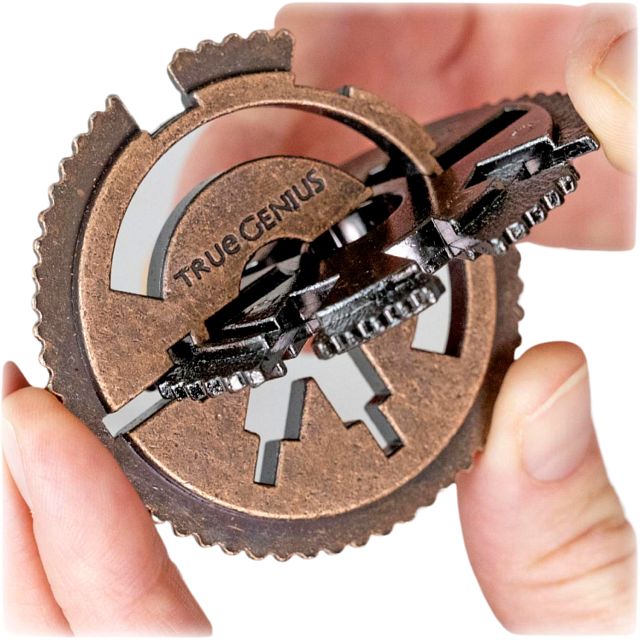 True Genius Roman Water Clock Metal Puzzle
