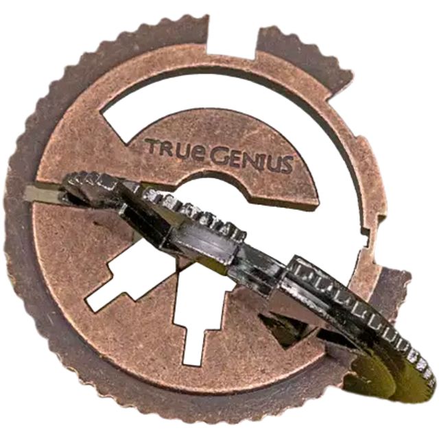 True Genius Roman Water Clock Metal Puzzle