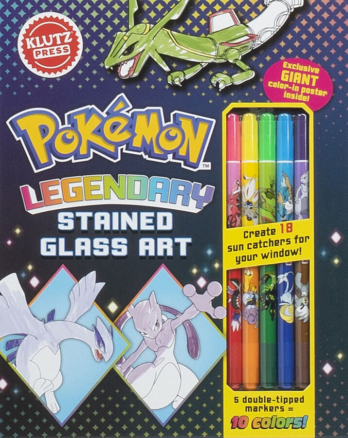 Pokémon Legendary Stained Glass