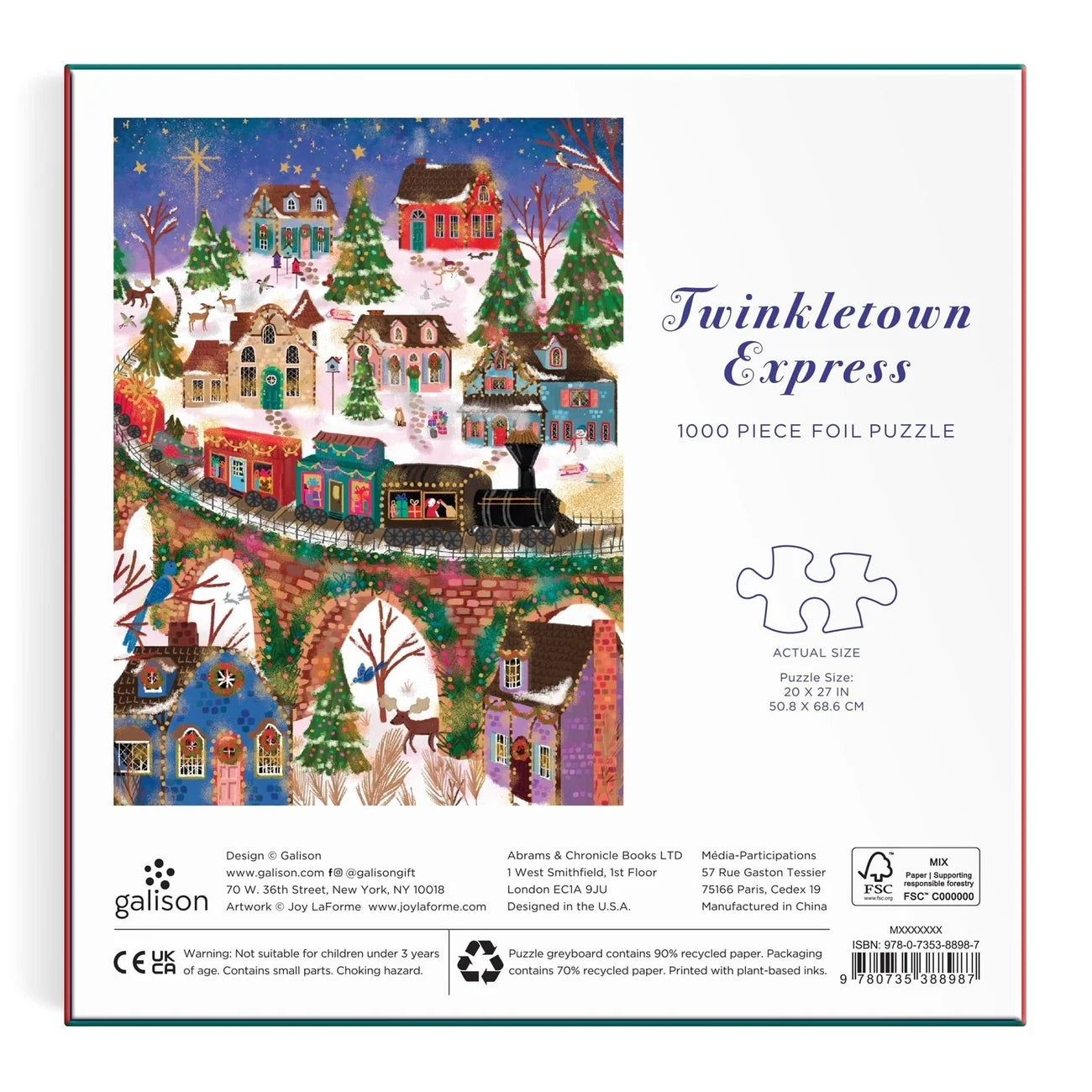 Twinkletown Express Puzzle 1000 Foil