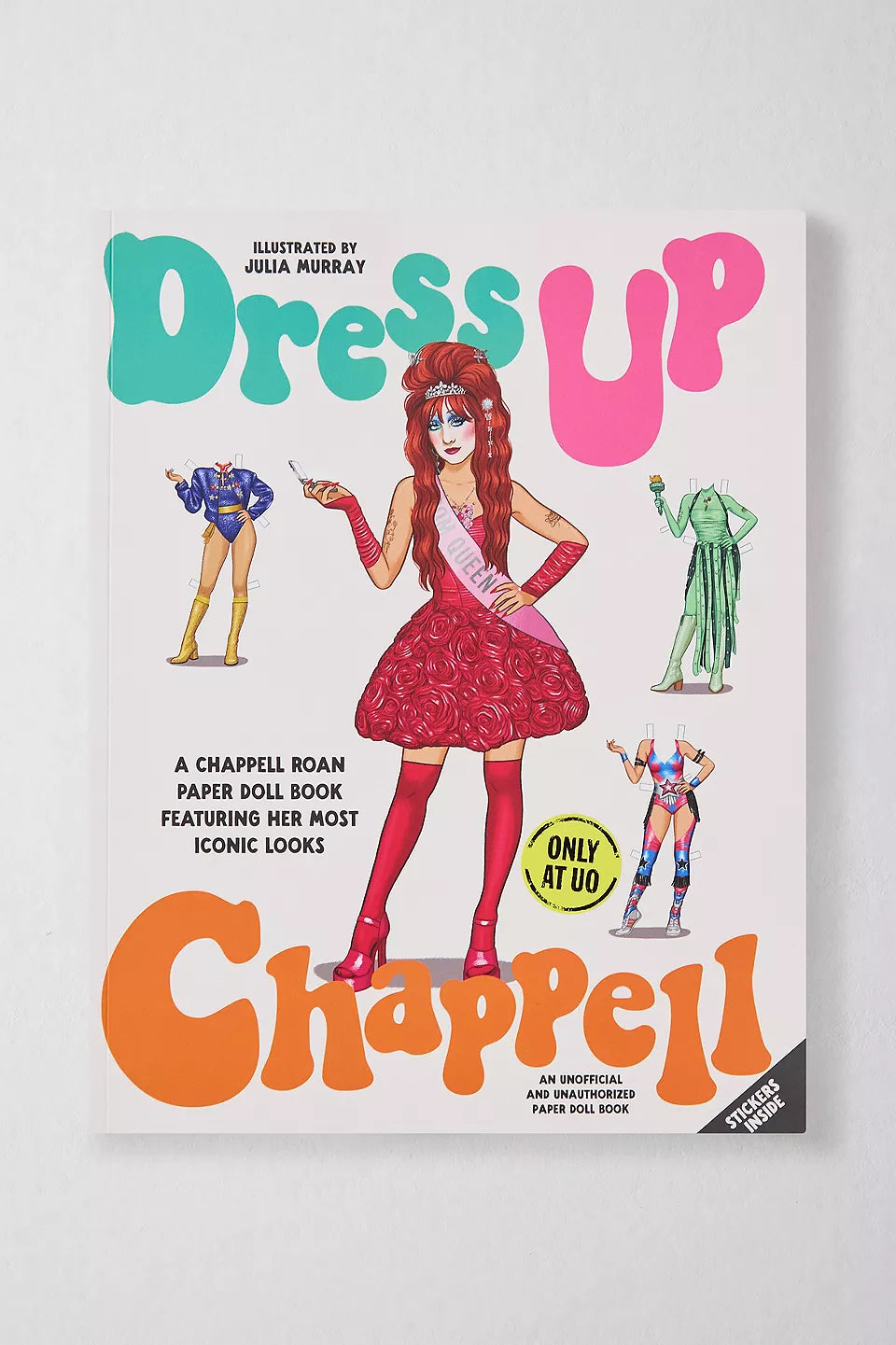 Dress Up Chappell: A Chappell Roan paper doll book featuring her most iconic looks