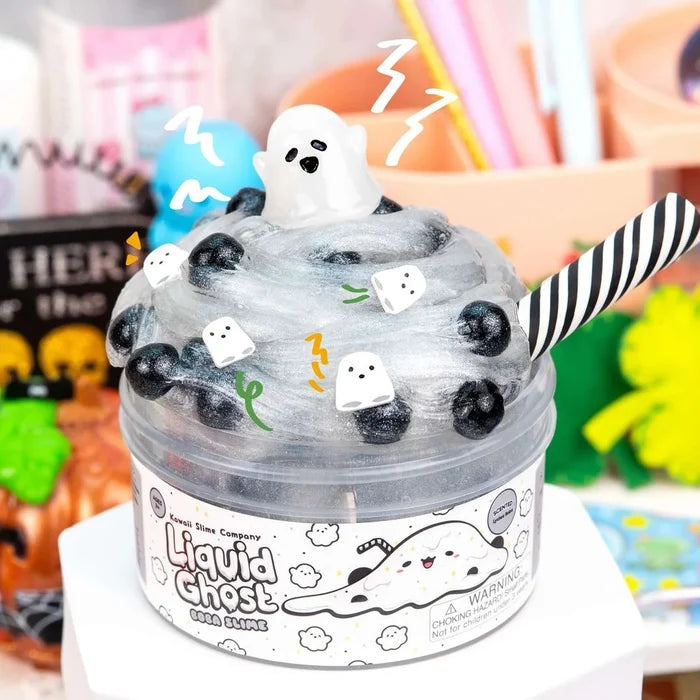 Liquid Ghost Boba Slime