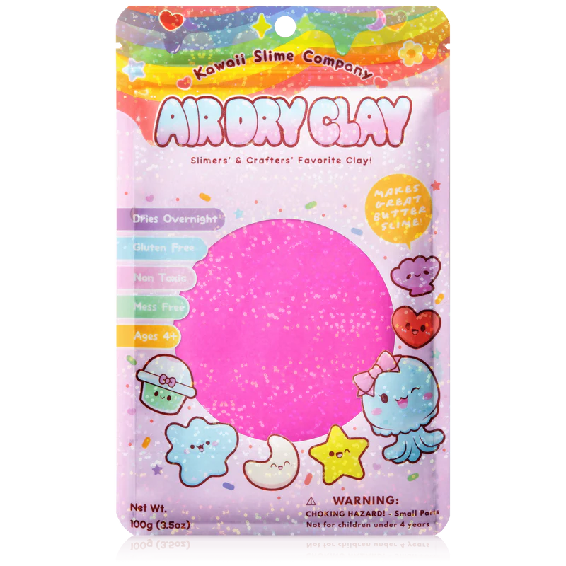 Hot Pink Air Dry Clay