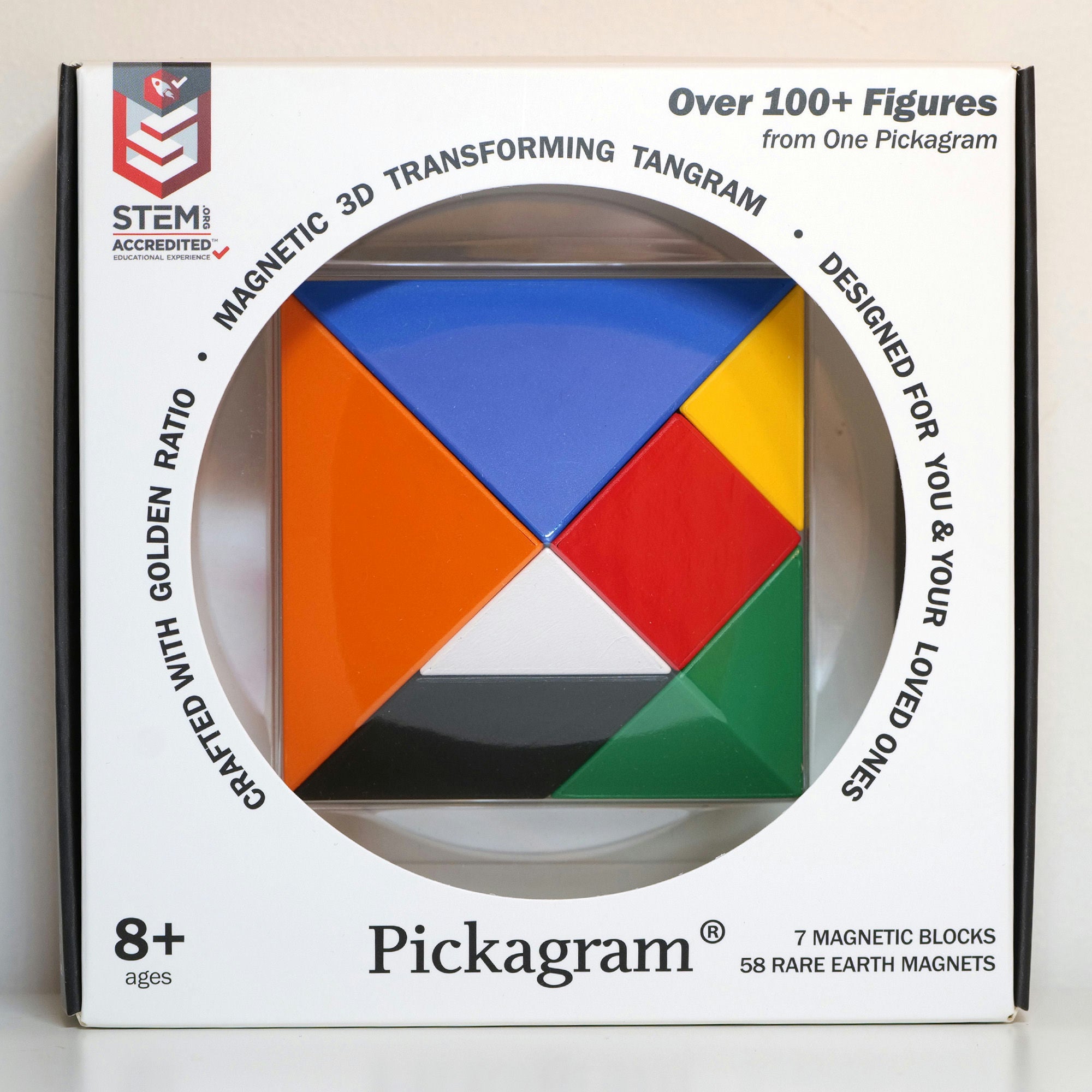 Pickagram Magnetic 3D Art Tangram Puzzle