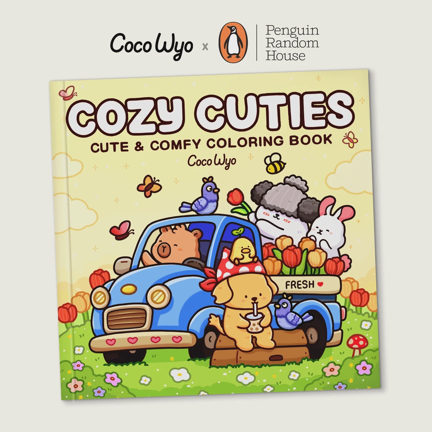 Coco Wyo Cozy Cuties Cute and Comfy Coloring Book