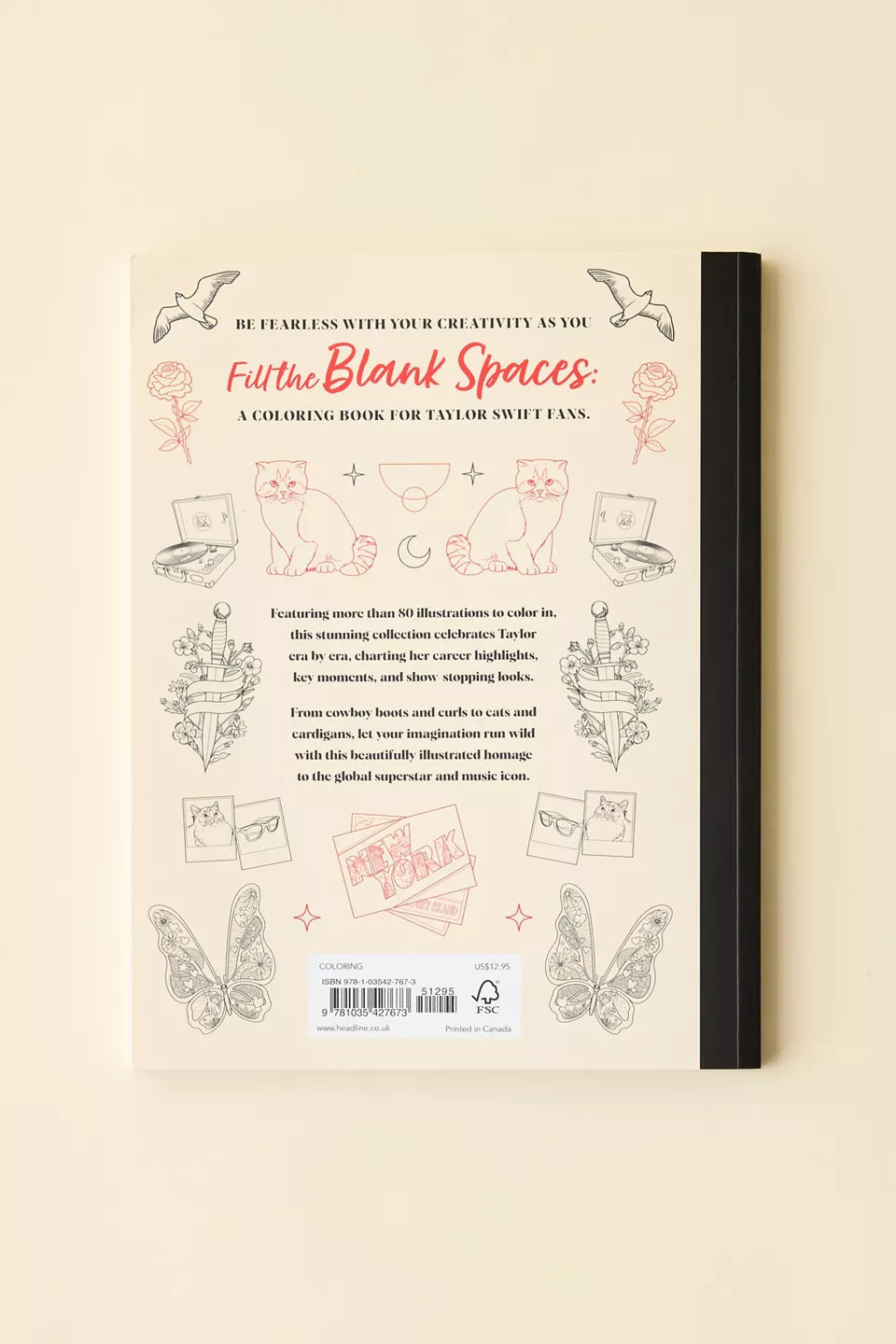 Fill the Blank Spaces Art Book