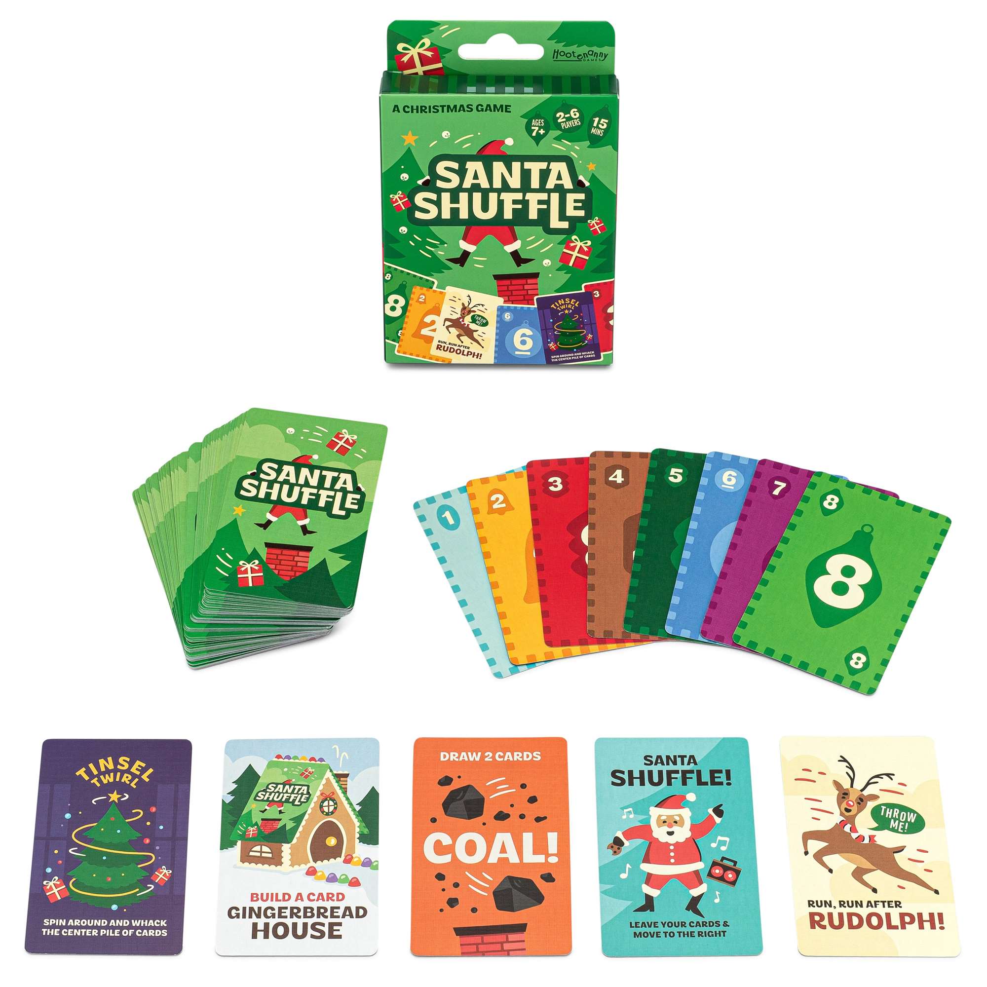 Santa Shuffle A Christmas Card Game