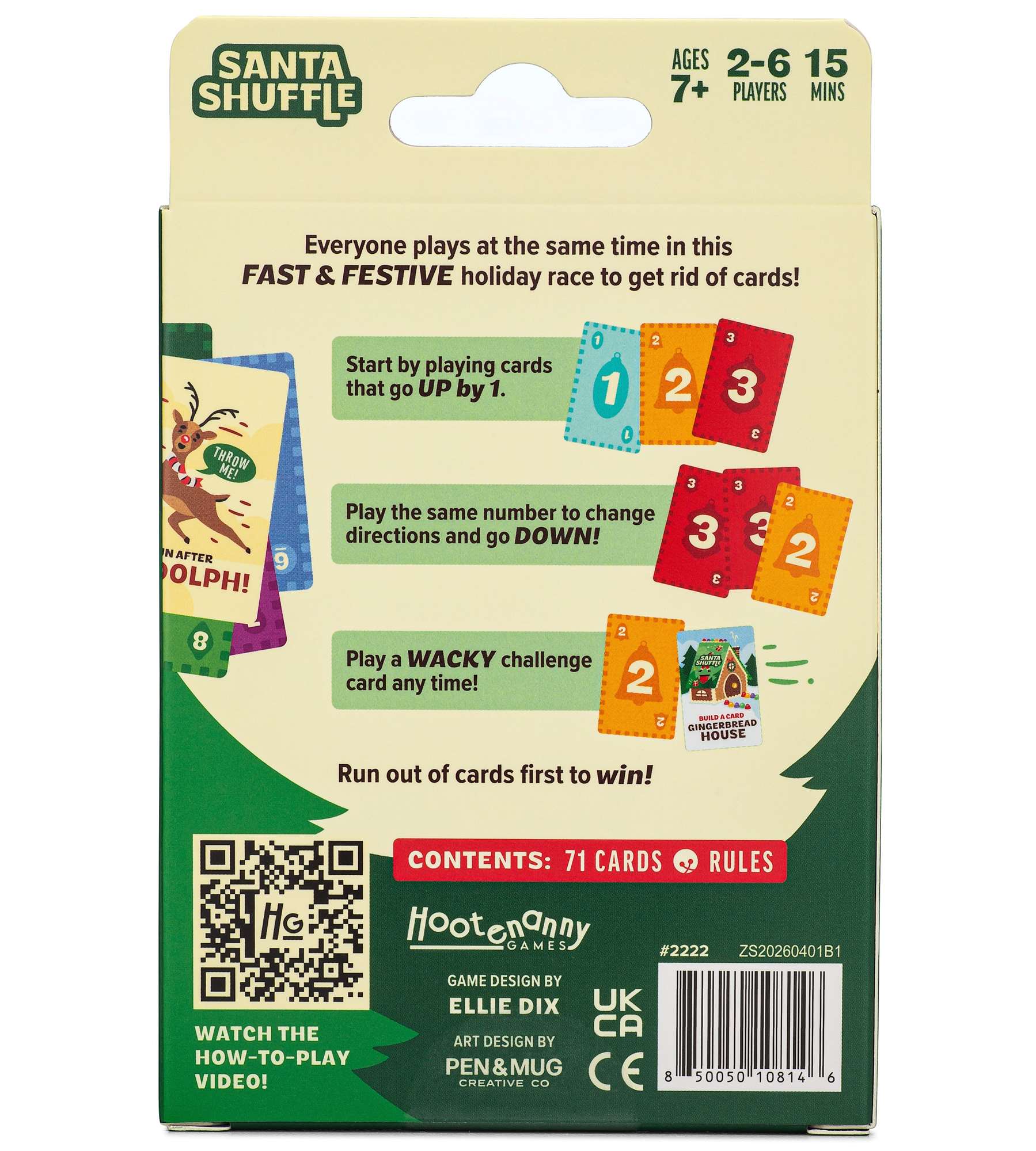 Santa Shuffle A Christmas Card Game