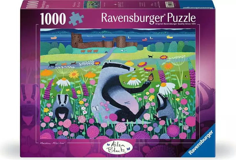 Ravensburger Meadow Mischief 1000 Piece Jigsaw Puzzle
