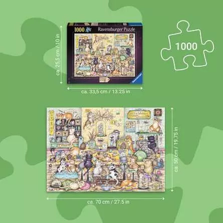 Ravensburger Crazy Cat's Easter Eggstravaganza 1000 Piece Puzzle