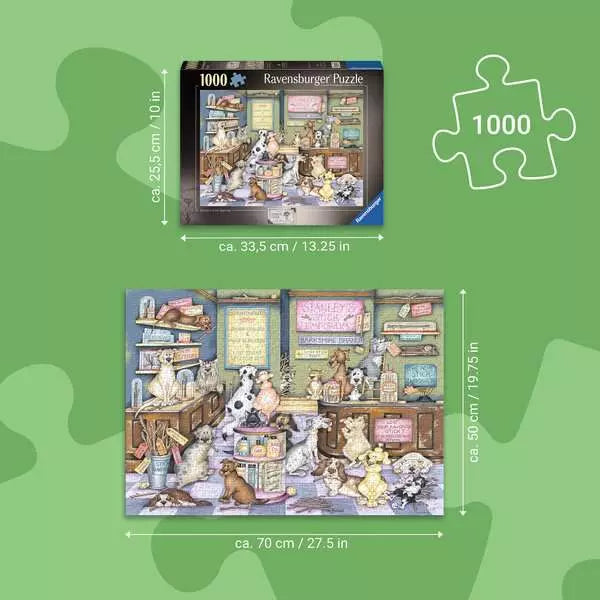 Ravensburger Dapper Dogs No. 2 – Stanley's Stick Emporium 1000 Piece Puzzle