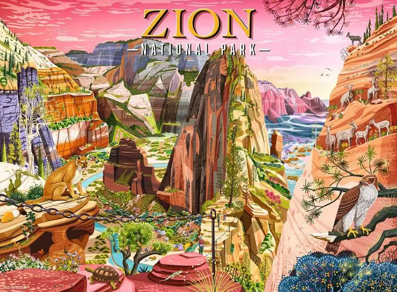 Zion National Park 500 Piece Puzzle