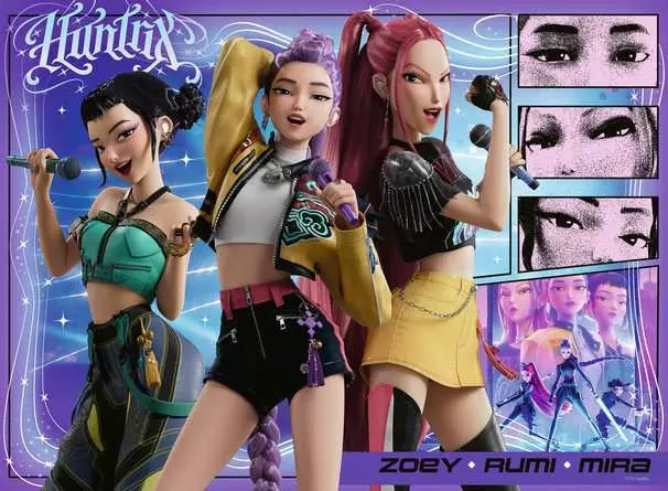 KPop Demon Hunters 100 Piece XXL Puzzle