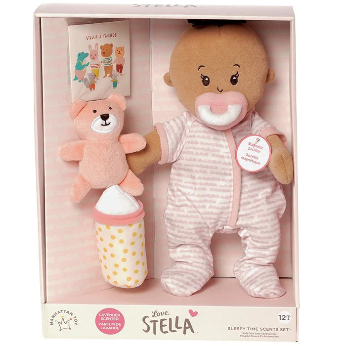 Love, Stella Sleepy Time Doll Beige/Brown