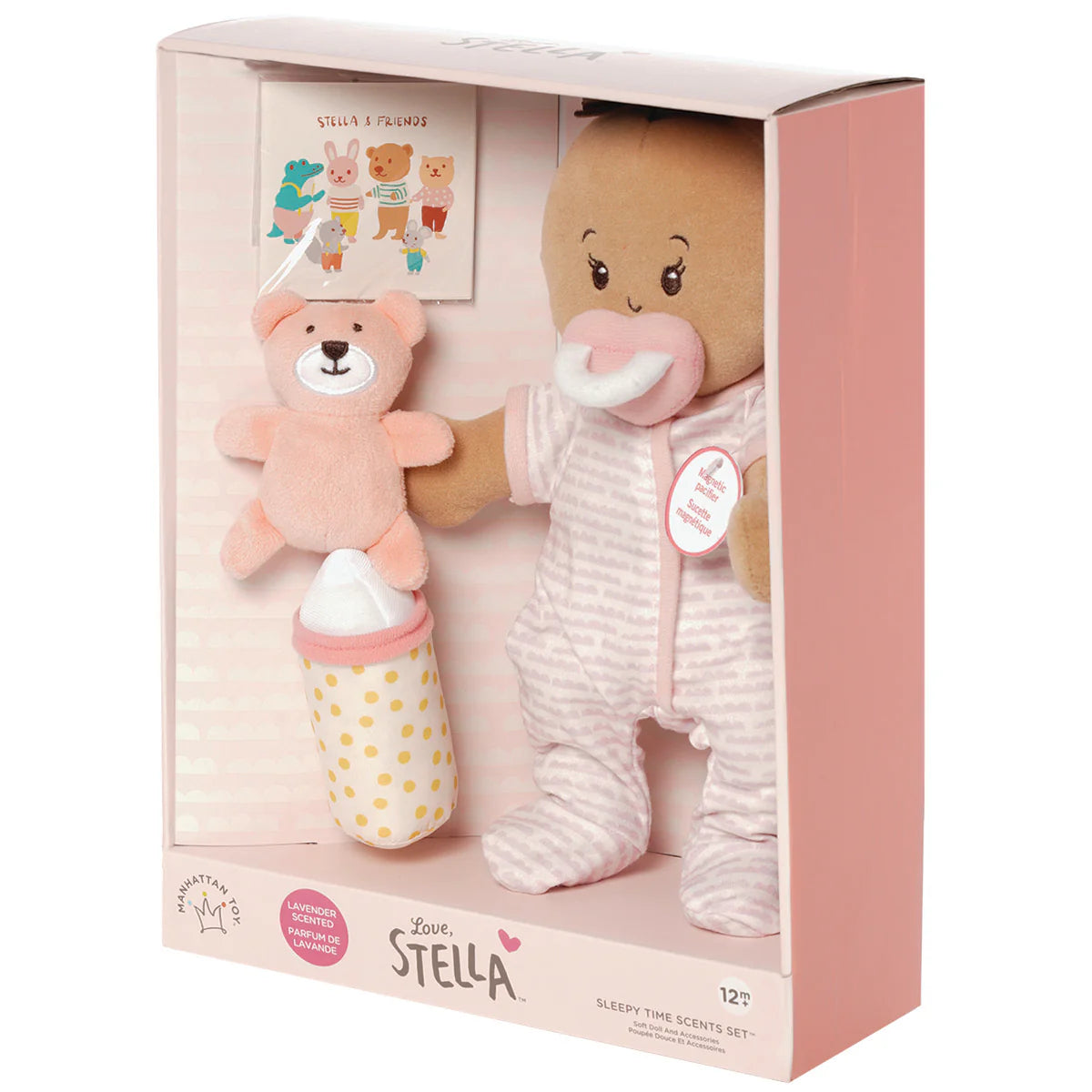 Love, Stella Sleepy Time Doll Beige/Brown