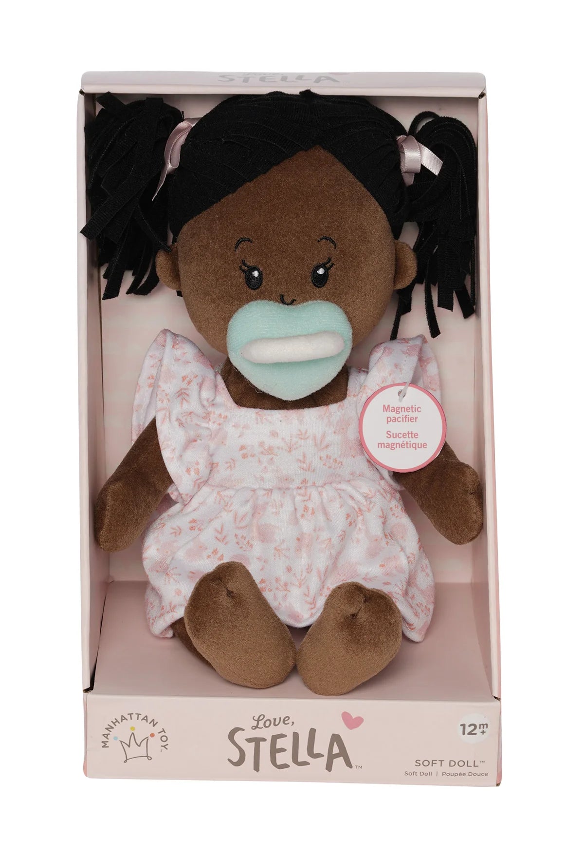 Doll Brown W/ Black Pigtails