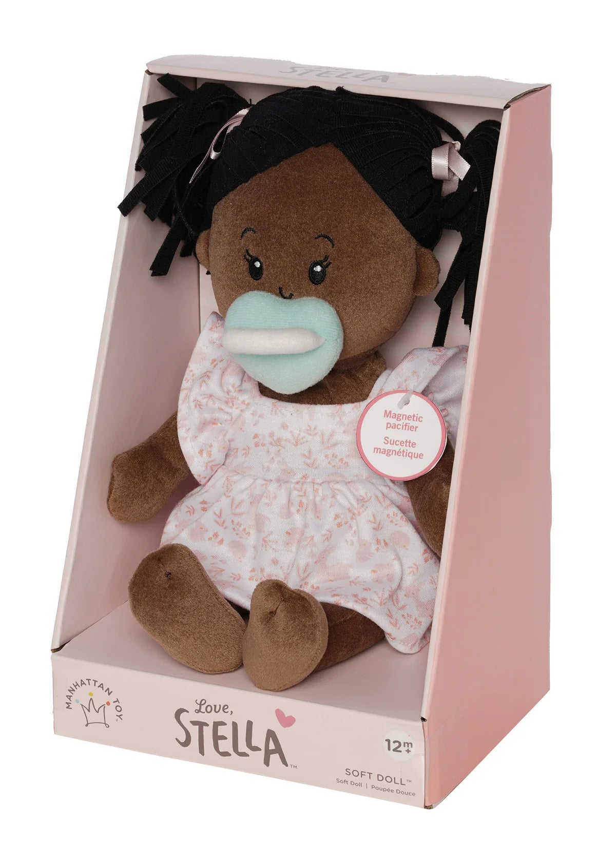 Doll Brown W/ Black Pigtails