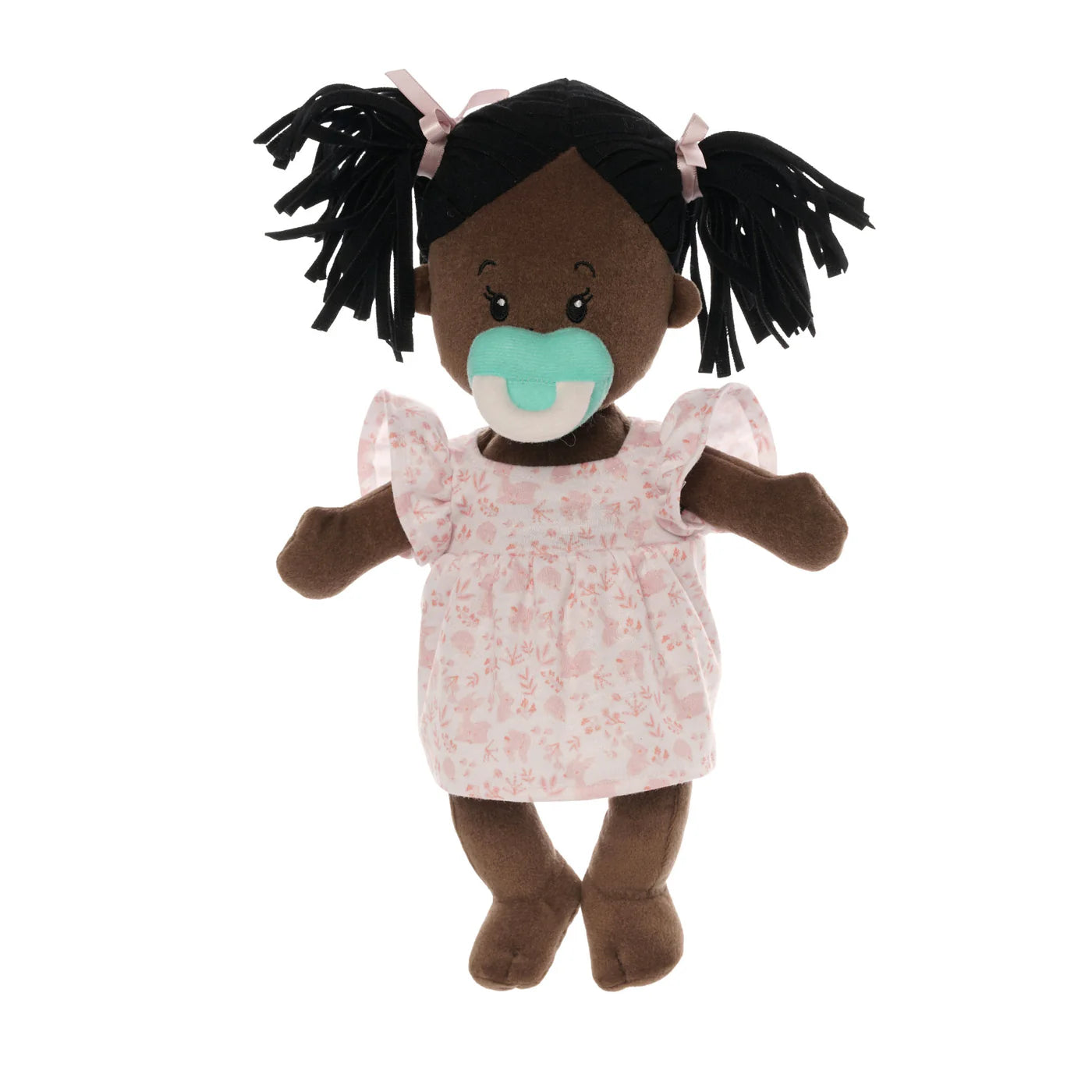 Doll Brown W/ Black Pigtails