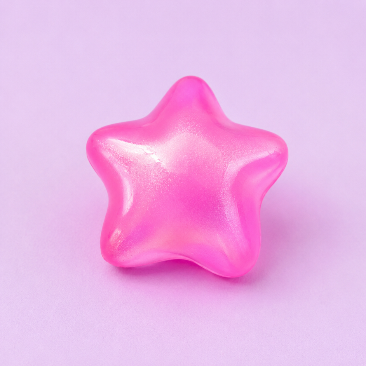 Chubby Chibi Frosted Star Sensory Toy