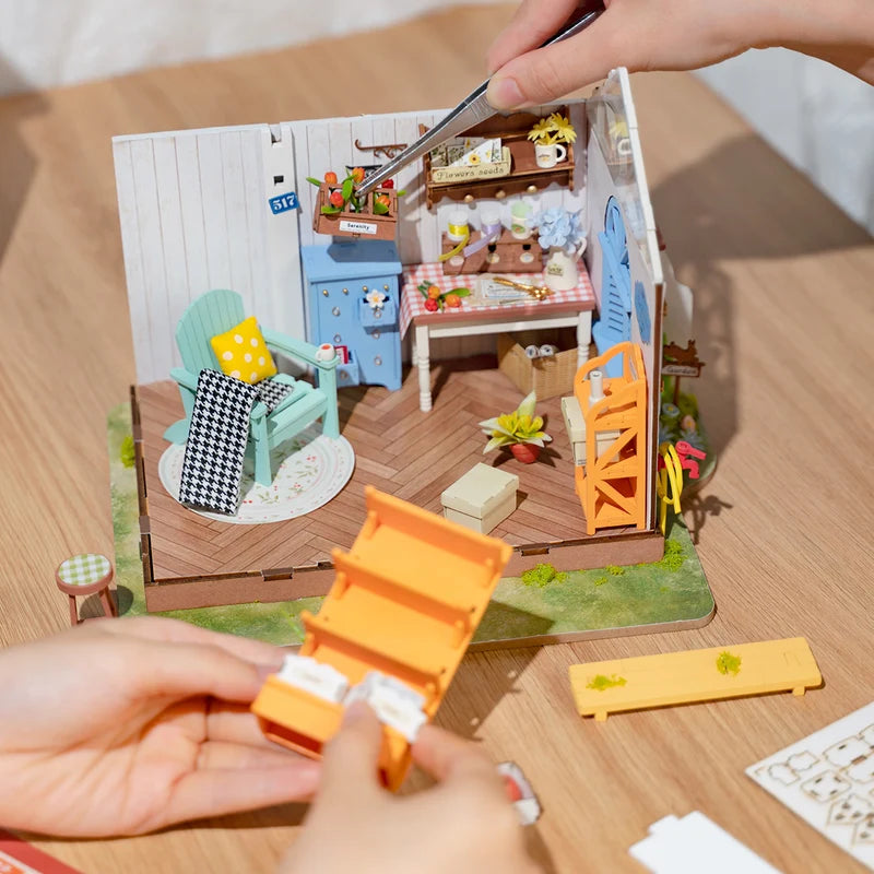 Diy Miniature House Kit: Dreamy Garden House