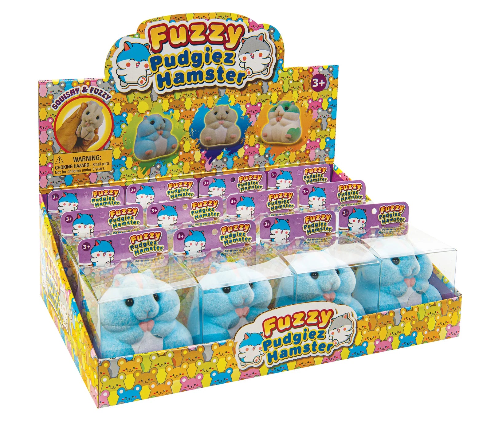 Fuzzy Pudgiez Hamster - Assorted Colors
