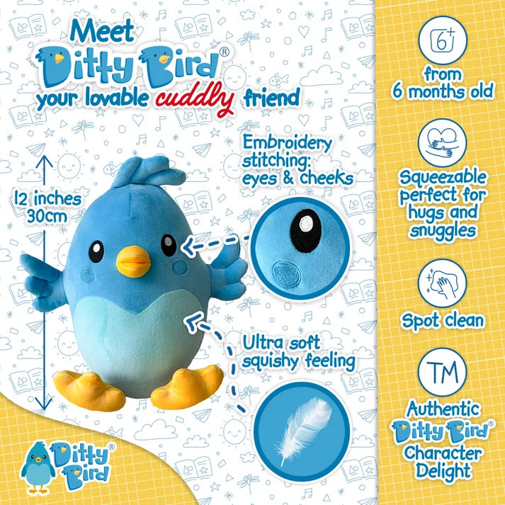 Ditty Bird Squish Plush