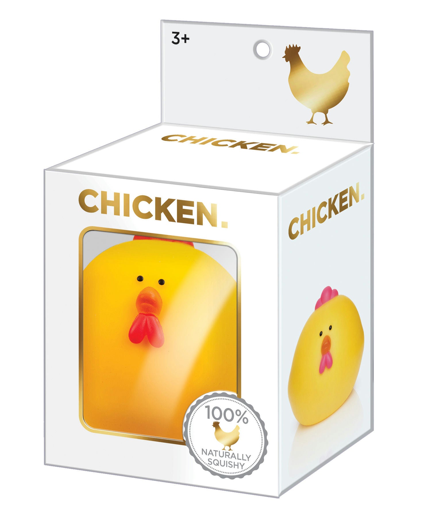 Chicken. Pork. Beef. 100% Naturally Squishy - Chicken