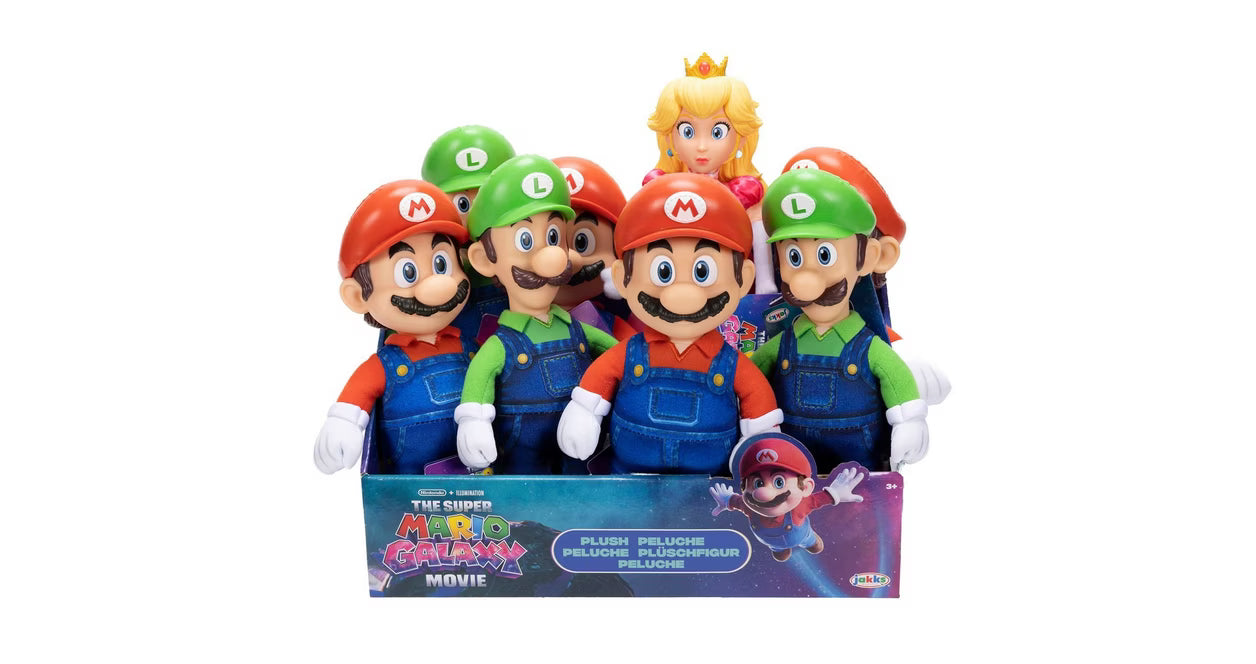 Super Mario Galaxy 9in Plush Assortment