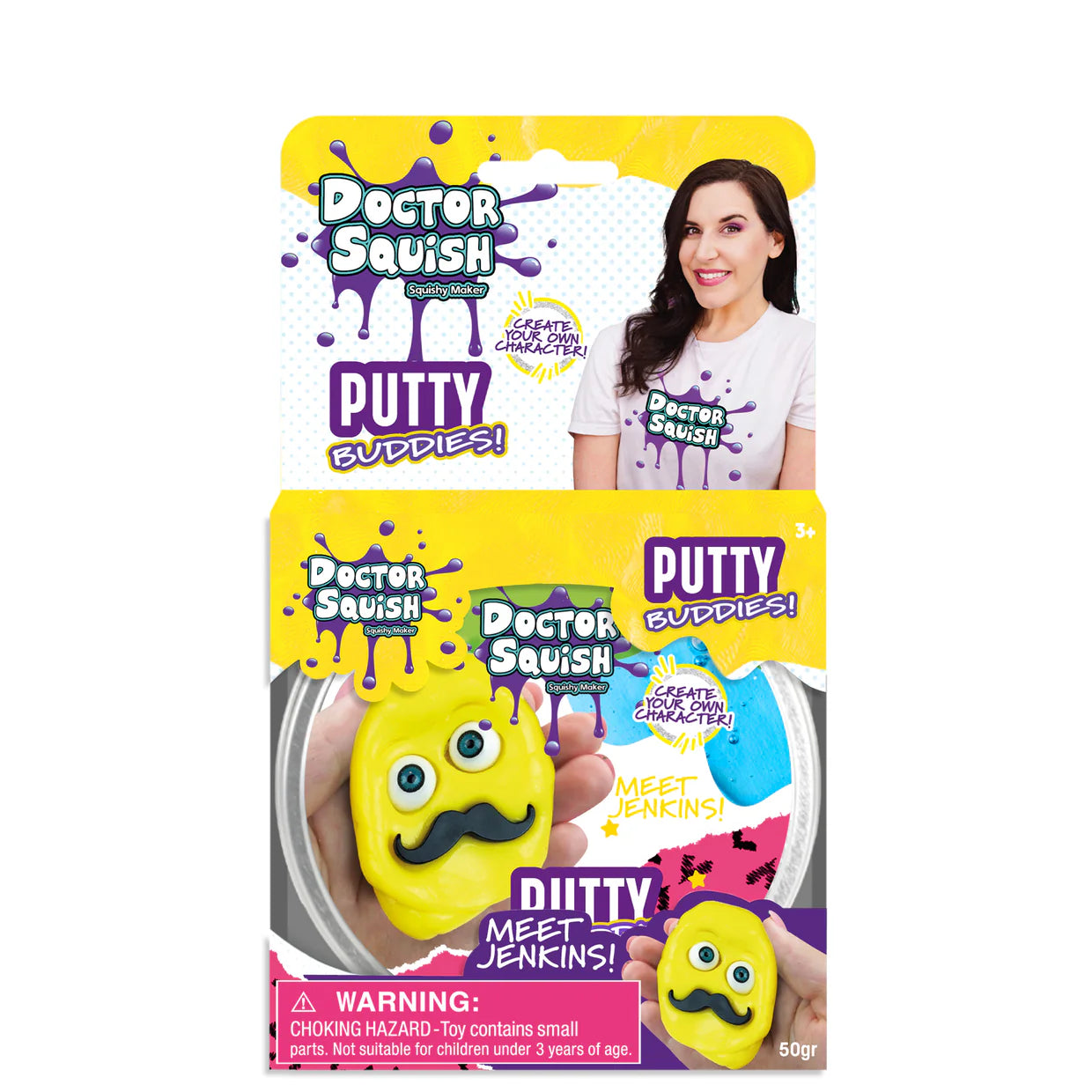 Doctor Squish Putty Buddies Assortment 21ct CDU