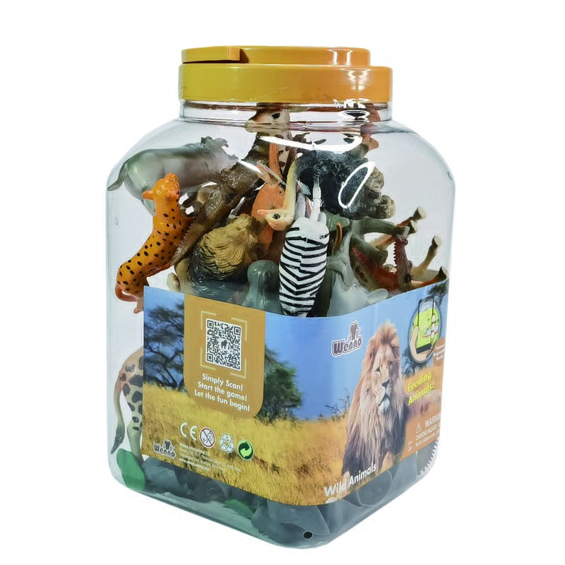 40 Piece Wild Animals Play Set
