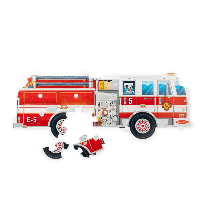 New! Giant Fire Truck 24Pcs Fl