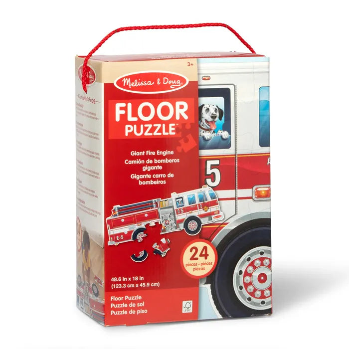 New! Giant Fire Truck 24Pcs Fl