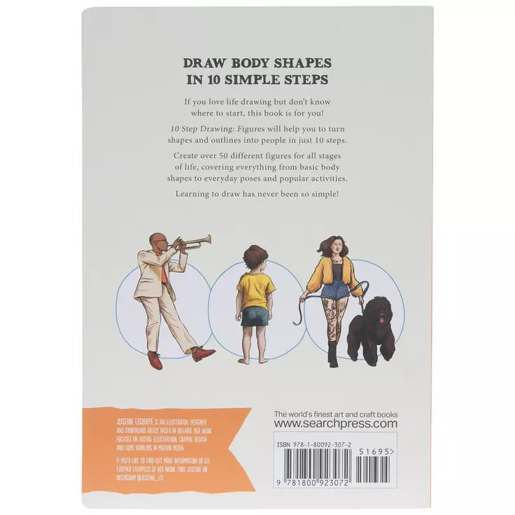 10 Step Drawing: Figures: Draw over 50 poses in 10 easy steps