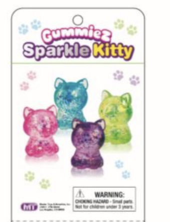 Gummiez Sparkle Kitty - Assorted colors