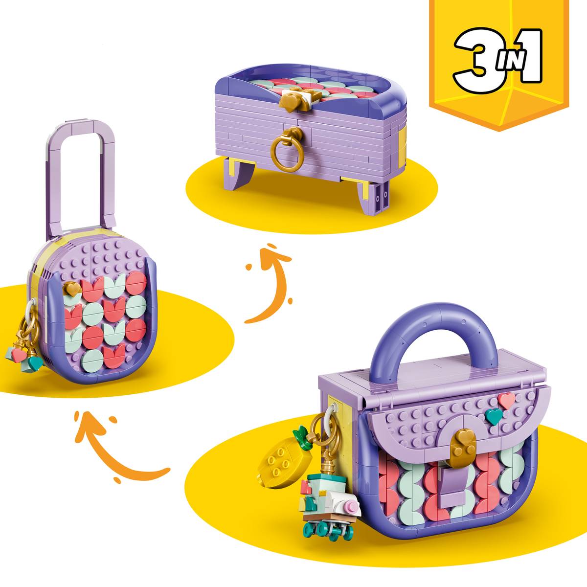 Art Fashion Bag with Storage