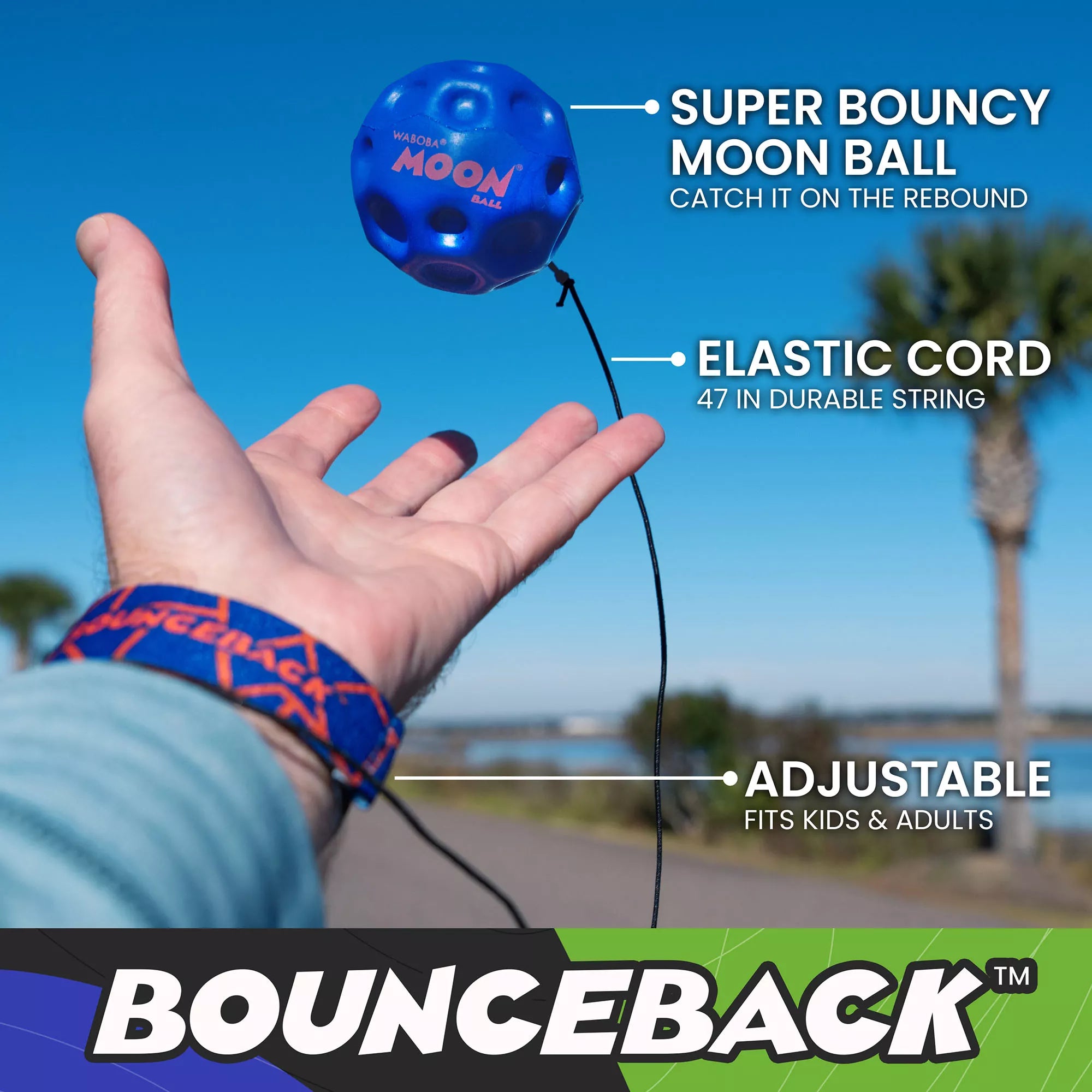 Bounceback Moonball Color Asst