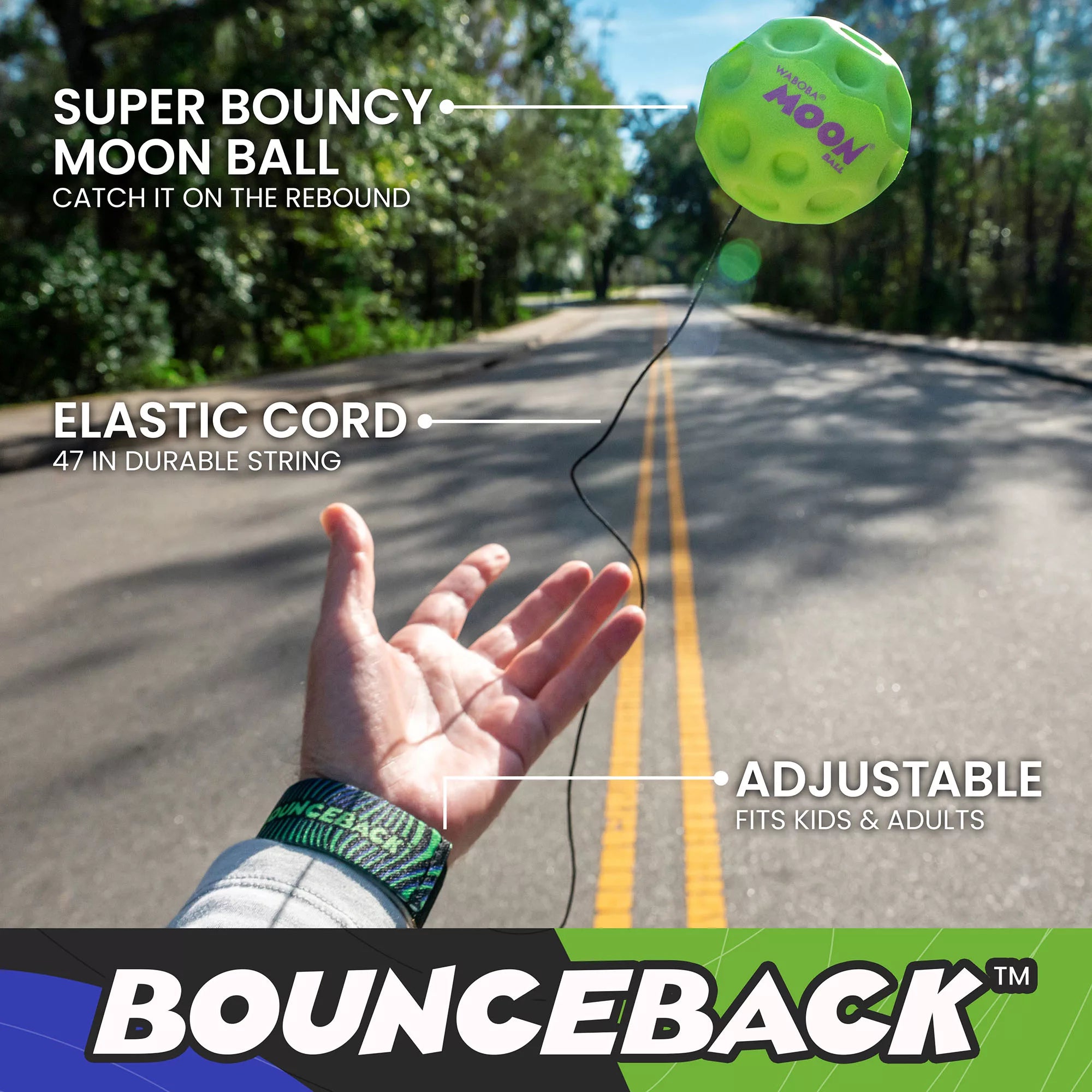Bounceback Moonball Color Asst
