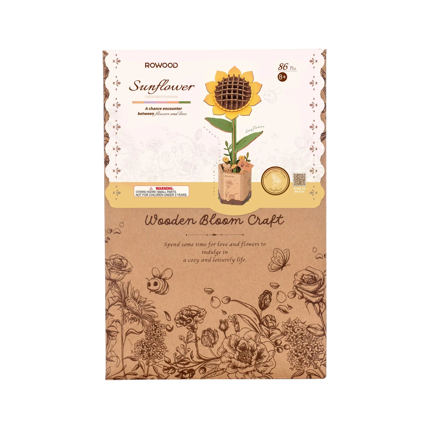 DIY SUNFLOWER FLOWER PUZZLE