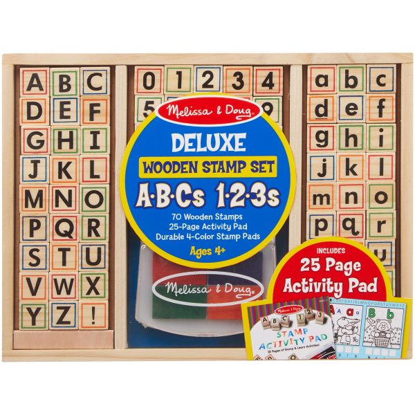 Abc Wooden Activity Stamp Set