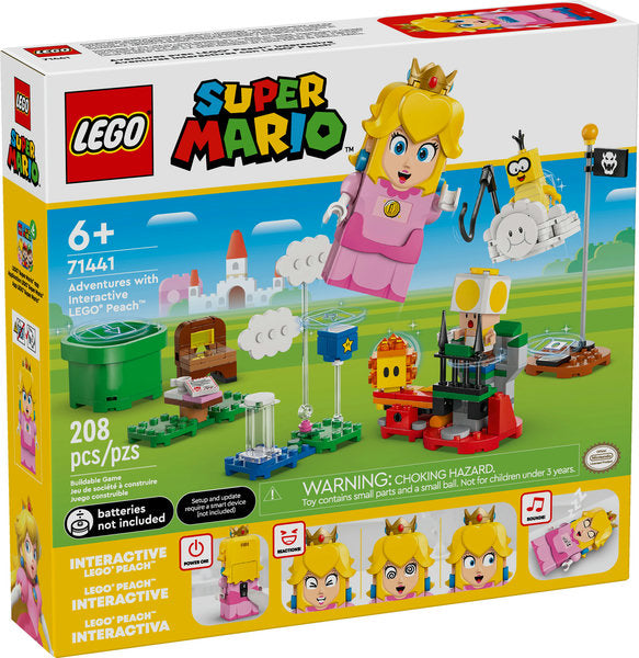 ADVENTURES WITH INTERACTIVE LEGO PEACH