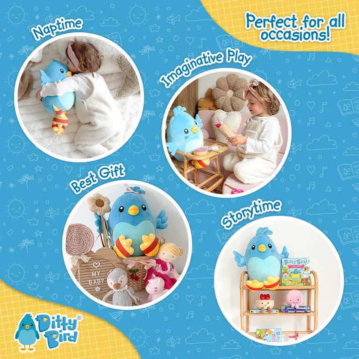 Ditty Bird Squish Plush