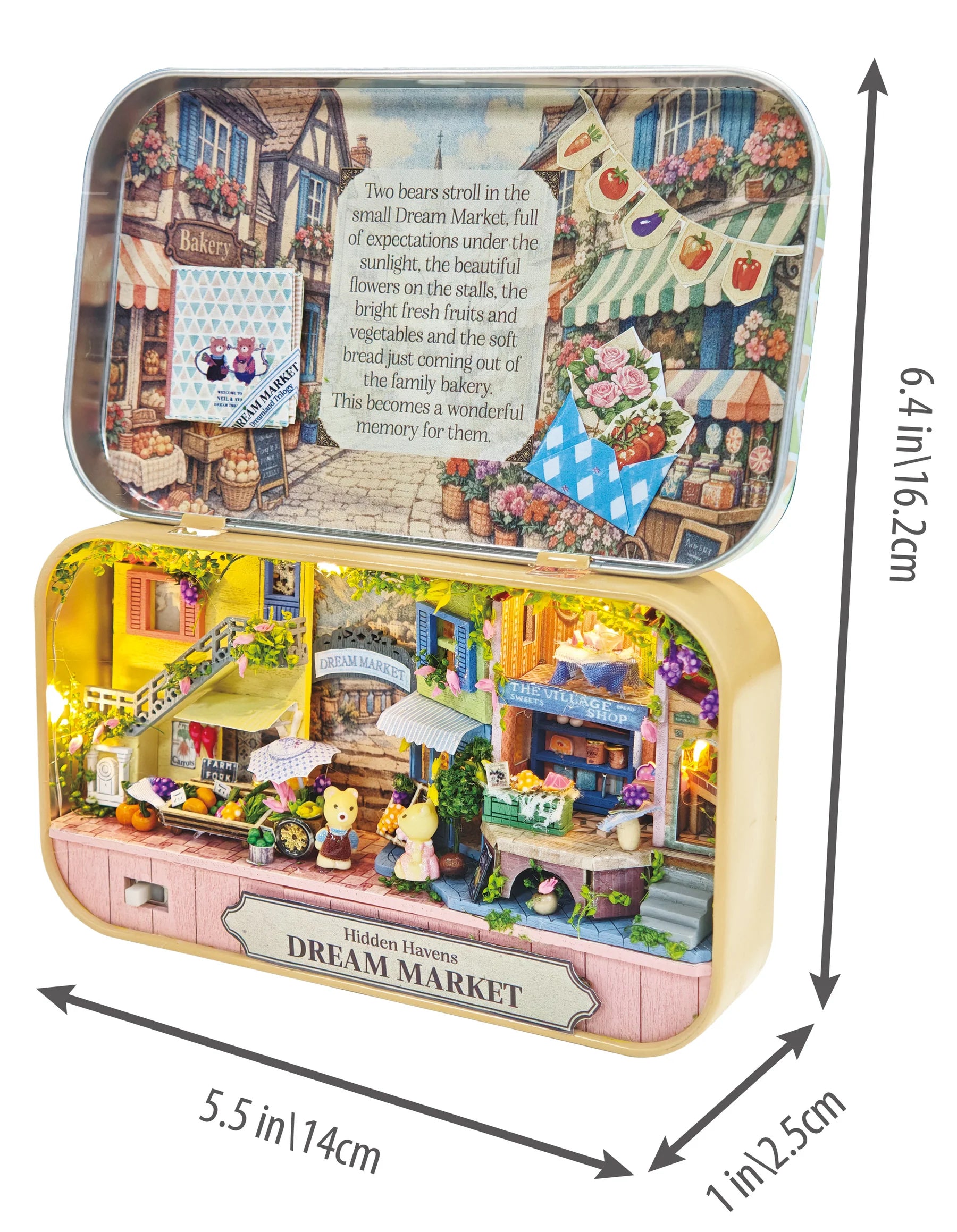 Dream Market DIY Miniature Kit with LED Light