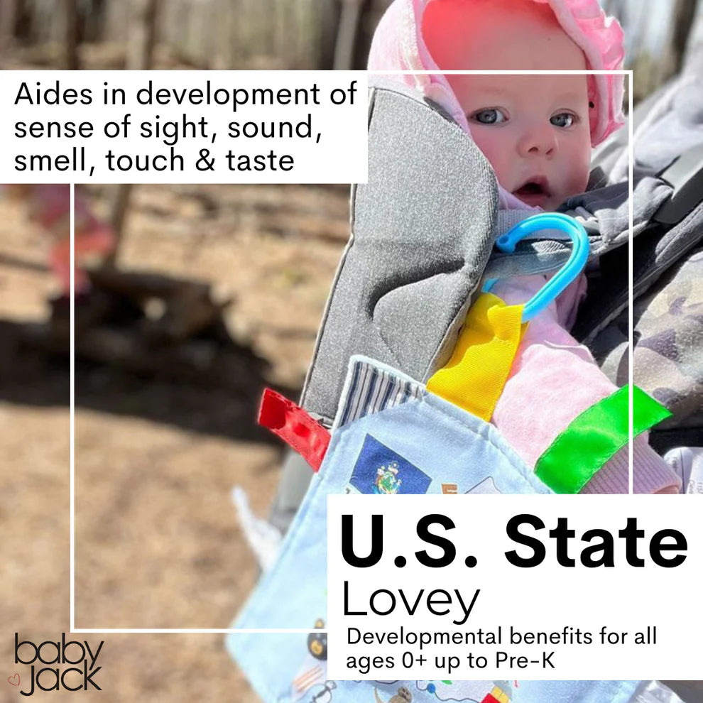 State Facts Crinkle Square Tag Toy - Missouri