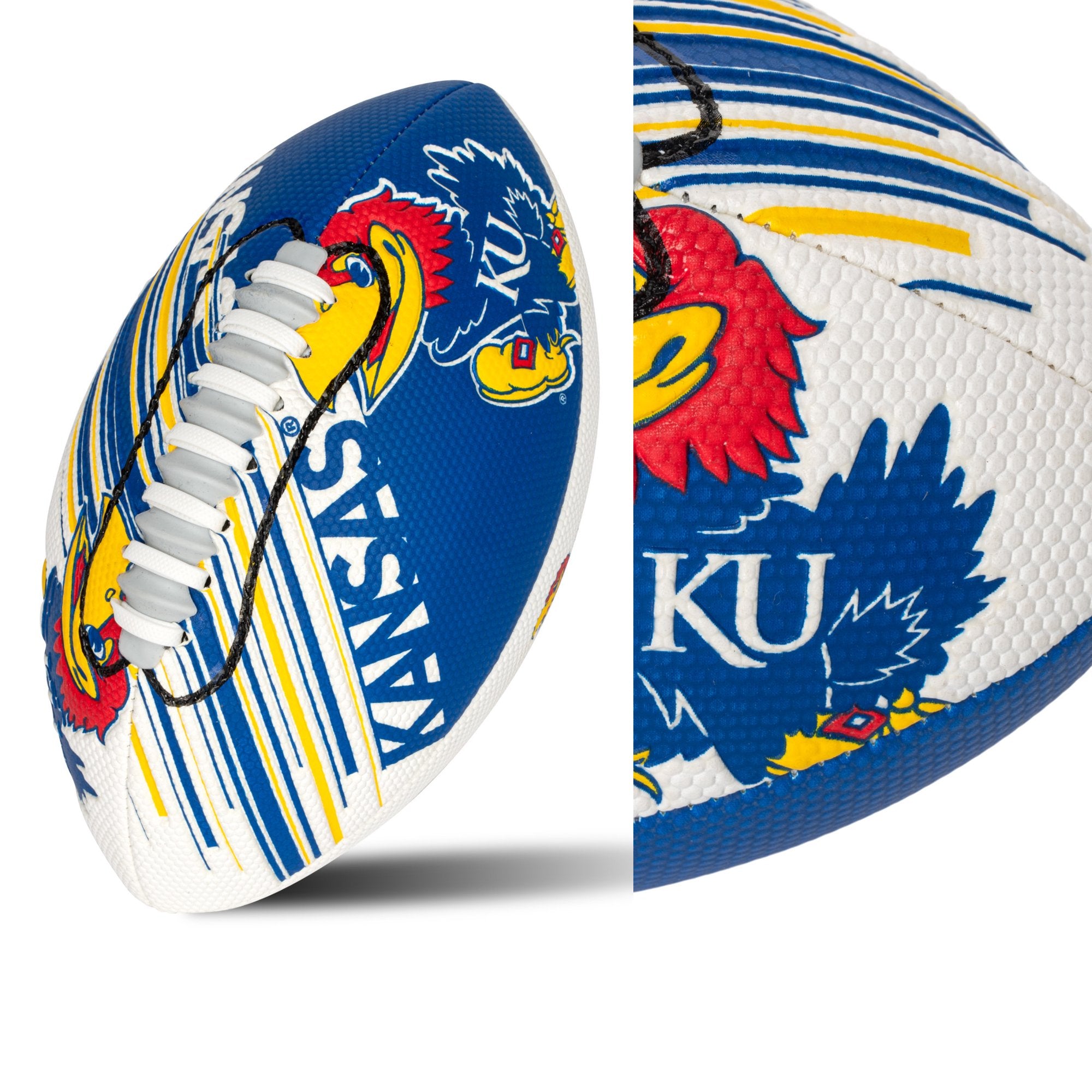 College Air Tech Mini Football - Kansas Jayhawks Bulk