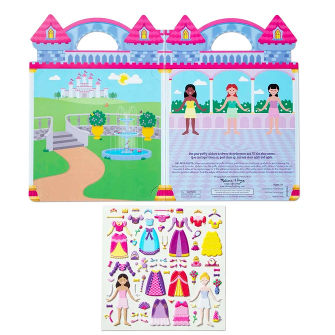 Princess Puffy Sticker Play Set