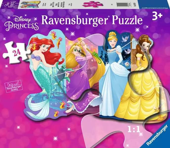 Pretty Princesses (24 pc Shaped Floor Puzzle)